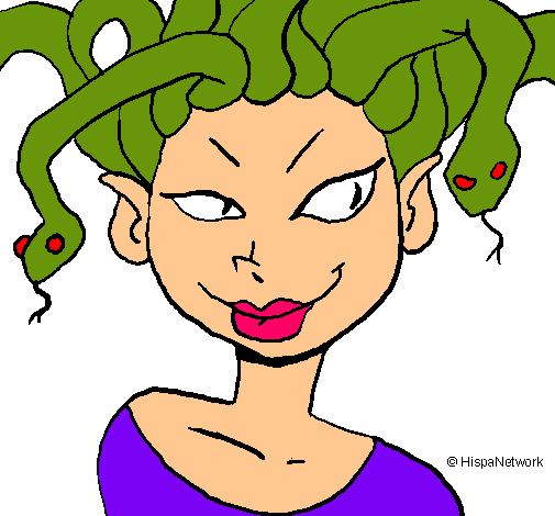 Mujer medusa