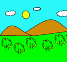 Dibujo Montañas 4 pintado por kelsey