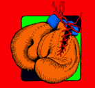 Dibujo Guantes de boxeo pintado por guillamgorda