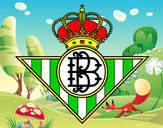 Dibujo Escudo del Real Betis Balompié pintado por IVAN12600