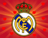 Dibujo Escudo del Real Madrid C.F. pintado por IVAN12600
