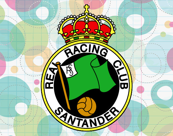 Dibujo Escudo del Real Racing Club de Santander pintado por IVAN12600