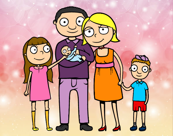 Dibujo Familia unida pintado por Cristina10