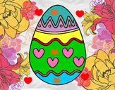 Dibujo Huevo con corazones pintado por ranatiana