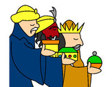 Dibujo Los Reyes Magos 3 pintado por IGANCIOOSC