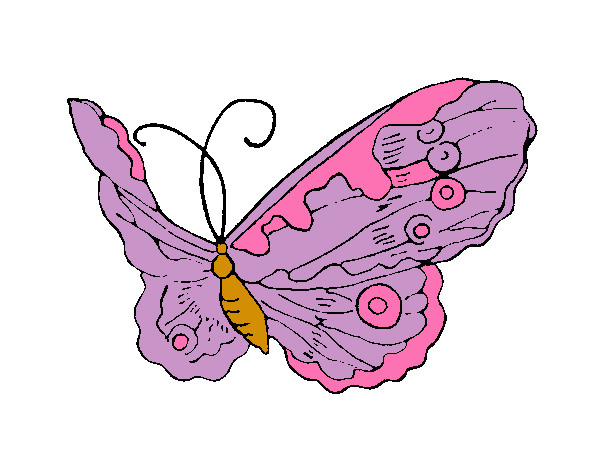 mariposa a lo violetaa