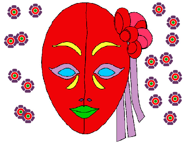 Dibujo Máscara italiana pintado por Anabell025