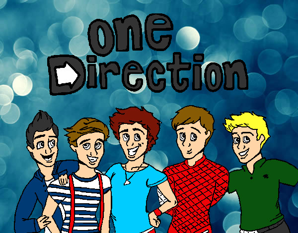 Dibujo One Direction 3 pintado por selostina