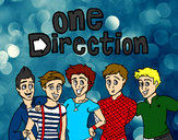 Dibujo One Direction 3 pintado por selostina