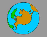 Dibujo Planeta Tierra pintado por pichifranc