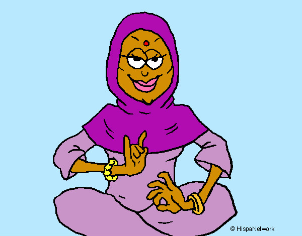 Dibujo Princesa musulmána pintado por avaeacag