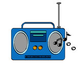 Dibujo Radio cassette 2 pintado por ViktorEnge