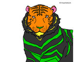 Dibujo Tigre 3 pintado por POL_B