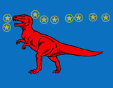 Dibujo Tiranosaurus Rex pintado por pablito386