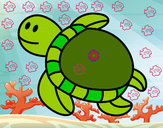 Dibujo Tortuga nadando pintado por lemonade 