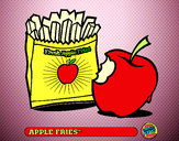 Dibujo Apple fries pintado por Aripinta