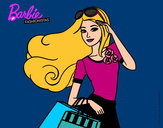 Dibujo Barbie con bolsas pintado por IslamEYM