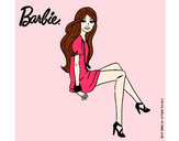 Dibujo Barbie sentada pintado por IslamEYM