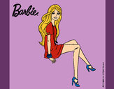 Dibujo Barbie sentada pintado por IslamEYM