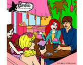 Dibujo Barbie y sus amigos en la heladería pintado por IslamEYM