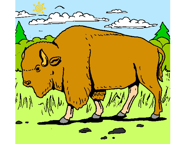 Dibujo Búfalo  pintado por Danneliese