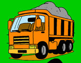 Dibujo Camión de carga 1 pintado por amalia