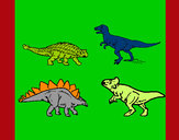 Dibujo Dinosaurios de tierra pintado por mary6