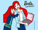 Dibujo El nuevo portátil de Barbie pintado por IslamEYM