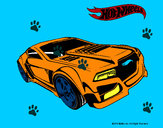 Dibujo Hot Wheels 5 pintado por tomillo