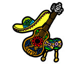 Dibujo Instrumentos mexicanos pintado por lisiyyara