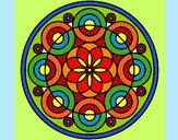 Dibujo Mandala 35 pintado por rosesoul