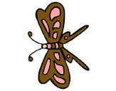 Dibujo Mariposa 12 pintado por Crislay