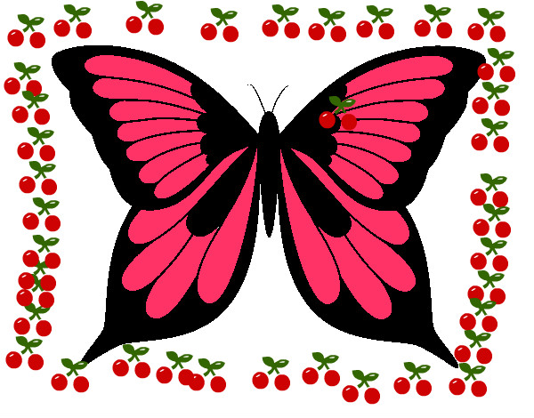 la mariposa alegre