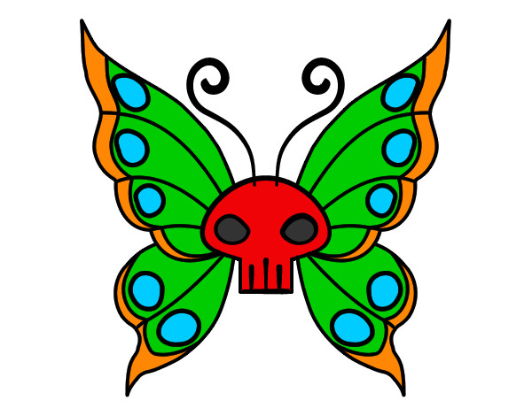 Dibujo Mariposa Emo pintado por alfonsito4