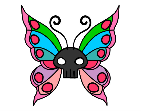 Dibujo Mariposa Emo pintado por xiomaral