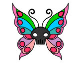 Dibujo Mariposa Emo pintado por xiomaral