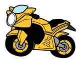 Dibujo Moto deportiva pintado por ruben210