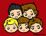 Dibujo One Direction 2 pintado por karimesele