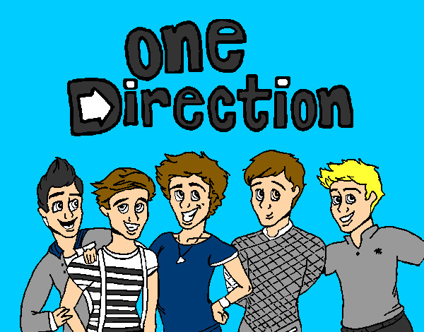 Dibujo One Direction 3 pintado por karimesele
