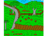 Dibujo Paisaje rural pintado por prinzes