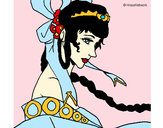 Dibujo Princesa china pintado por IslamEYM