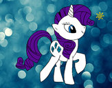 Dibujo Rarity pintado por pepaloca