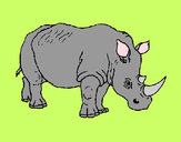 Dibujo Rinoceronte 3 pintado por Danneliese