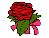 Dibujo Rosa, flor pintado por segu