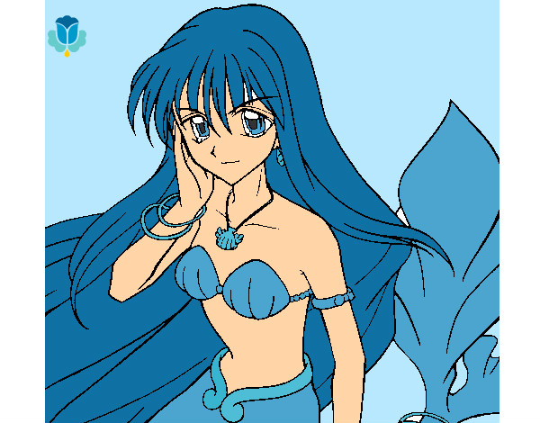 mermaid blue