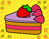 Dibujo Tarta de fresas pintado por jmpjmp888