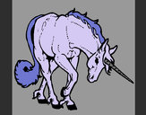 Dibujo Unicornio bravo pintado por kasumi360