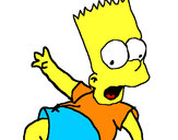 Dibujo Bart 2 pintado por pomilpo