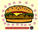 Dibujo Crea tu hamburguesa pintado por marti14
