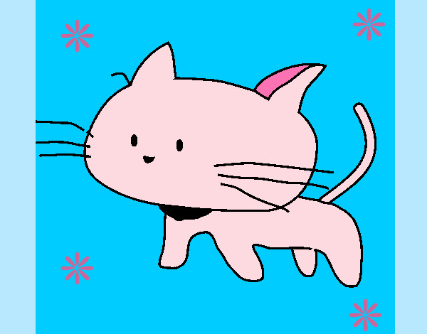 Dibujo Cría de gato pintado por FinnyJake2